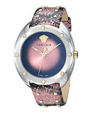 Buy Shop Versace Shadov Pink Dial Pink Leather Strap Watch for Women - VEBM00818 USA Online