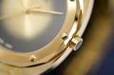 Buy Shop Versace Shadov Quartz Gold Dial Gold Steel Strap Watch for Women - VEBM00618 USA Online