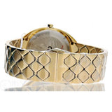 Buy Shop Versace Shadov Quartz Gold Dial Gold Steel Strap Watch for Women - VEBM00618 USA Online