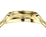 Buy Shop Versace Shadov Quartz Gold Dial Gold Steel Strap Watch for Women - VEBM00618 USA Online
