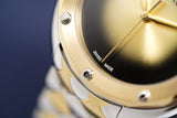 Buy Shop Versace Shadov Quartz Gold Dial Two Tone Steel Strap Watch for Women - VEBM00518 USA Online