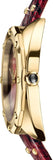 Buy Shop Versace Shadov Quartz Red Dial Red Leather Strap Watch for Women - VEBM00918 USA Online