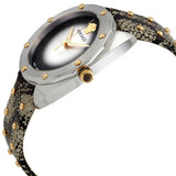 Buy Shop Versace Shadov Quartz Silver Dial Snakeskin Green Leather Strap Watch for Women - VEBM00718 USA Online