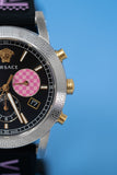 Buy Shop Versace Sport Tech Chronograph Black Dial Black Rubber Strap Watch for Women - VELT00619 USA Online
