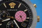 Buy Shop Versace Sport Tech Chronograph Black Dial Black Rubber Strap Watch for Women - VELT00619 USA Online