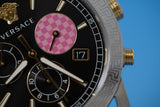 Buy Shop Versace Sport Tech Chronograph Black Dial Black Rubber Strap Watch for Women - VELT00619 USA Online