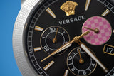 Buy Shop Versace Sport Tech Chronograph Black Dial Black Rubber Strap Watch for Women - VELT00619 USA Online