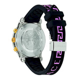 Buy Shop Versace Sport Tech Chronograph Black Dial Black Rubber Strap Watch for Women - VELT00619 USA Online