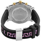 Buy Shop Versace Sport Tech Chronograph Black Dial Black Rubber Strap Watch for Women - VELT00619 USA Online