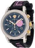 Buy Shop Versace Sport Tech Chronograph Black Dial Black Rubber Strap Watch for Women - VELT00619 USA Online