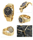 Buy Shop Versace Sport Tech Chronograph Black Dial Gold Steel Strap Watch for Men - VELT00419 USA Online