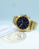 Buy Shop Versace Sport Tech Chronograph Black Dial Gold Steel Strap Watch for Men - VELT00419 USA Online
