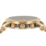 Buy Shop Versace Sport Tech Chronograph Black Dial Gold Steel Strap Watch for Men - VELT00419 USA Online