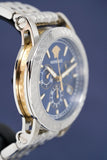 Buy Shop Versace Sport Tech Chronograph Blue Dial Silver Steel Strap Watch for Men - VELT00219 USA Online