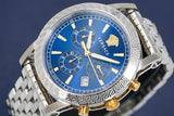 Buy Shop Versace Sport Tech Chronograph Blue Dial Silver Steel Strap Watch for Men - VELT00219 USA Online