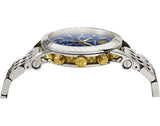 Buy Shop Versace Sport Tech Chronograph Blue Dial Silver Steel Strap Watch for Men - VELT00219 USA Online