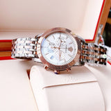 Buy Shop Versace Sport Tech Chronograph While Dial Two Tone Steel Strap Watch for Men - VELT00319 USA Online