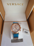 Buy Shop Versace Sport Tech Chronograph While Dial Two Tone Steel Strap Watch for Men - VELT00319 USA Online