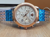 Buy Shop Versace Sport Tech Chronograph While Dial Two Tone Steel Strap Watch for Men - VELT00319 USA Online