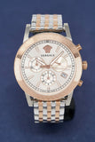 Buy Shop Versace Sport Tech Chronograph While Dial Two Tone Steel Strap Watch for Men - VELT00319 USA Online