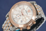 Buy Shop Versace Sport Tech Chronograph While Dial Two Tone Steel Strap Watch for Men - VELT00319 USA Online