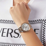 Buy Shop Versace Sport Tech Chronograph While Dial Two Tone Steel Strap Watch for Men - VELT00319 USA Online