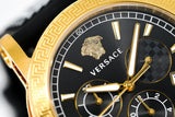 Buy Shop Versace Sports Tech Chronograph Black Dial Black Rubber Strap Watch for Men - VELT00119 USA Online
