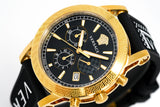 Buy Shop Versace Sports Tech Chronograph Black Dial Black Rubber Strap Watch for Men - VELT00119 USA Online