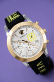 Buy Shop Versace Sports Tech Chronograph Silver Dial Black Rubber Strap Watch for Women - VELT00519 USA Online