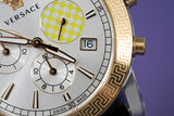 Buy Shop Versace Sports Tech Chronograph Silver Dial Black Rubber Strap Watch for Women - VELT00519 USA Online