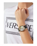 Buy Shop Versace Sports Tech Chronograph Silver Dial Black Rubber Strap Watch for Women - VELT00519 USA Online