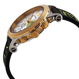 Buy Shop Versace Sports Tech Chronograph Silver Dial Black Rubber Strap Watch for Women - VELT00519 USA Online