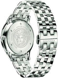 Buy Shop Versace Univers Analog Black Dial Silver Steel Strap Watch for Men - VEBK00418 USA Online