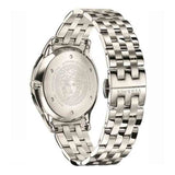 Buy Shop Versace Univers Analog Black Dial Silver Steel Strap Watch for Men - VEBK00418 USA Online