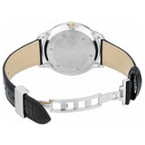 Buy Shop Versace Univers Beige Dial Black Leather Strap Watch for Men - VEBK00218 USA Online