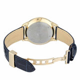 Buy Shop Versace Univers Navy Blue Dial Navy Blue Leather Strap Watch for Men - VEBK00318 USA Online