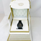 Buy Shop Versace Univers Quartz Black Dial Black Steel Strap Watch for Men - VEBK00618 USA Online
