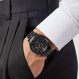 Buy Shop Versace Univers Quartz Black Dial Black Steel Strap Watch for Men - VEBK00618 USA Online