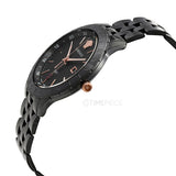 Buy Shop Versace Univers Quartz Black Dial Black Steel Strap Watch for Men - VEBK00618 USA Online