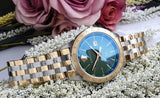 Buy Shop Versace Univers Quartz Green Dial Two Tone Steel Strap Watch for Men - VEBK00718 USA Online
