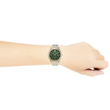 Buy Shop Versace Univers Quartz Green Dial Two Tone Steel Strap Watch for Men - VEBK00718 USA Online