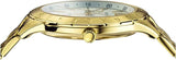 Buy Shop Versace Univers Quartz White Dial Gold Steel Strap Watch for Men - VEBK00518 USA Online