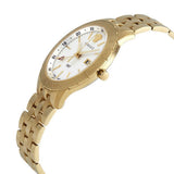 Buy Shop Versace Univers Quartz White Dial Gold Steel Strap Watch for Men - VEBK00518 USA Online