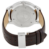 Buy Shop Versace Univers White Dial Brown Leather Strap Watch for Men - VEBK00118 USA Online