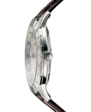 Buy Shop Versace Univers White Dial Brown Leather Strap Watch for Men - VEBK00118 USA Online