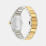 Buy Shop Versace V-Auria Quartz Green Dial Two Tone Steel Strap Watch for Men - VE0F00425 USA Online