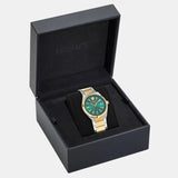 Buy Shop Versace V-Auria Quartz Green Dial Two Tone Steel Strap Watch for Men - VE0F00425 USA Online