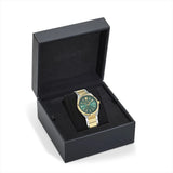 Buy Shop Versace V-Auria Quartz Green Dial Two Tone Steel Strap Watch for Men - VE0F00425 USA Online