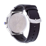 Buy Shop Versace V-Circle Black Manifesto Courage Quartz Silver Dial Black Leather Strap Watch for Men - VBQ080017 USA Online