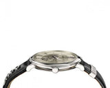 Buy Shop Versace V-Circle Black Manifesto Courage Quartz Silver Dial Black Leather Strap Watch for Men - VBQ080017 USA Online